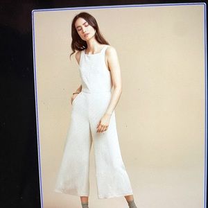 Aritzia Cream Jumpsuit